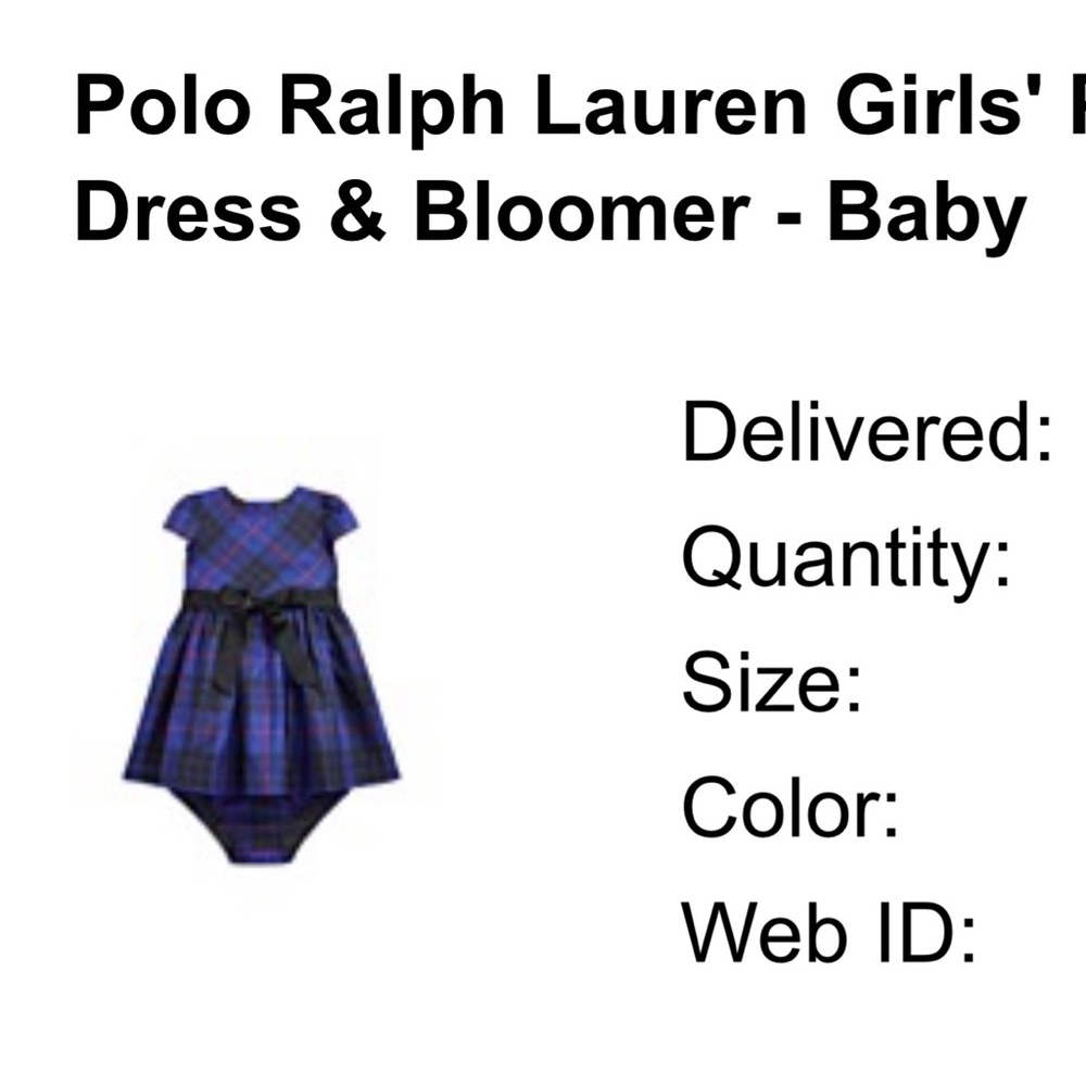 Ralph Lauren Festive Dress